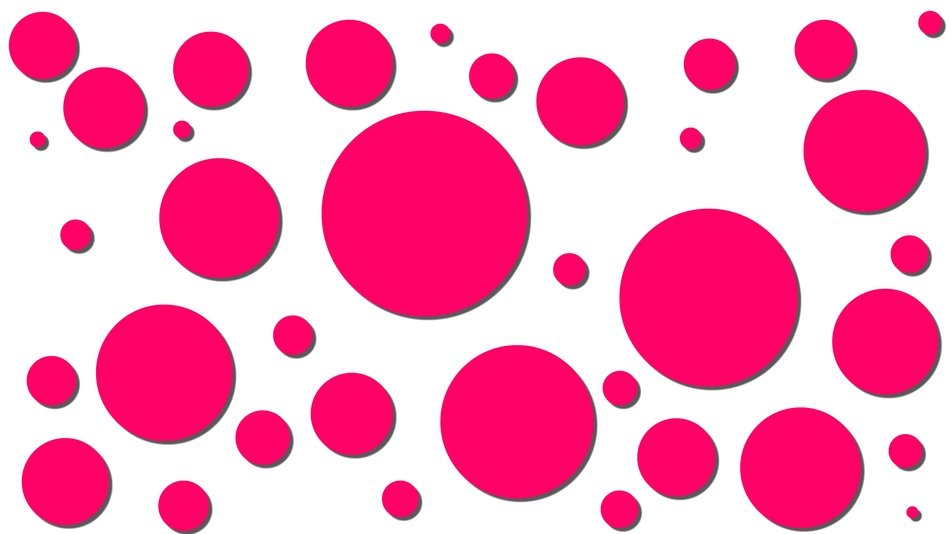 pot plants background circle pink