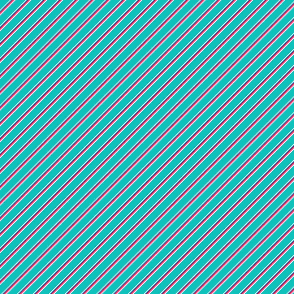 turquoise diagonal stripes