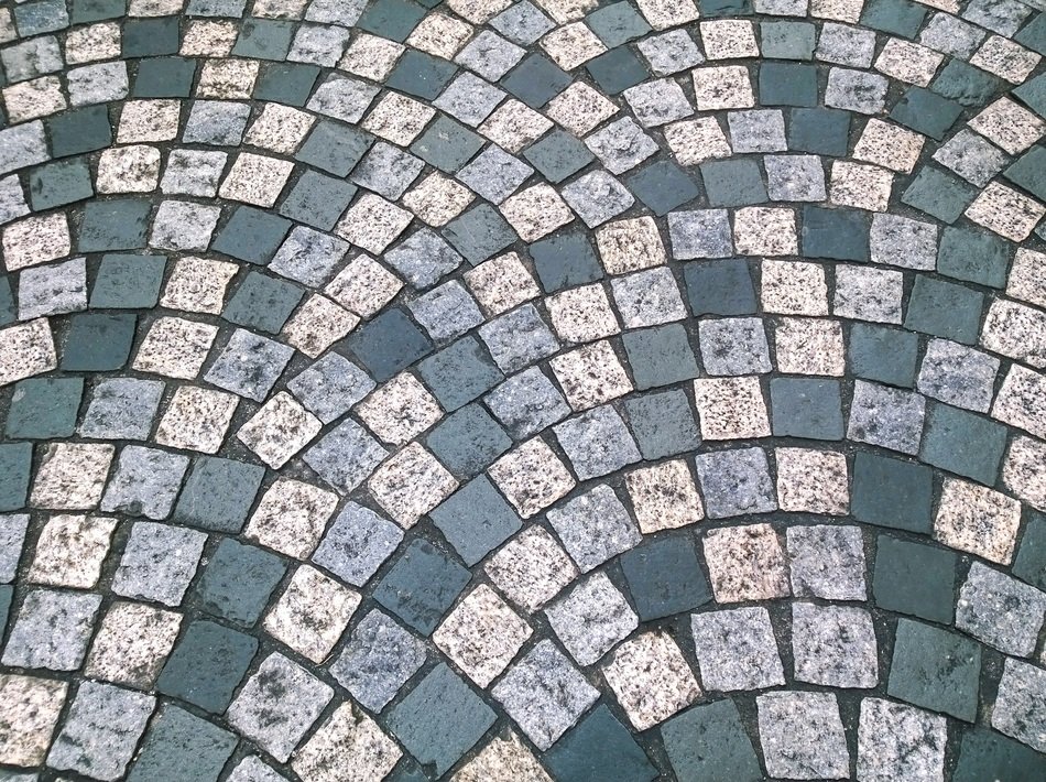 cobbles floor pattern road rough