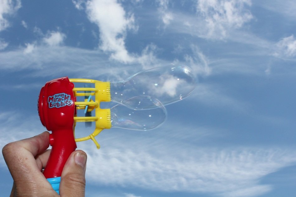 bubbles sky blue colorful summer