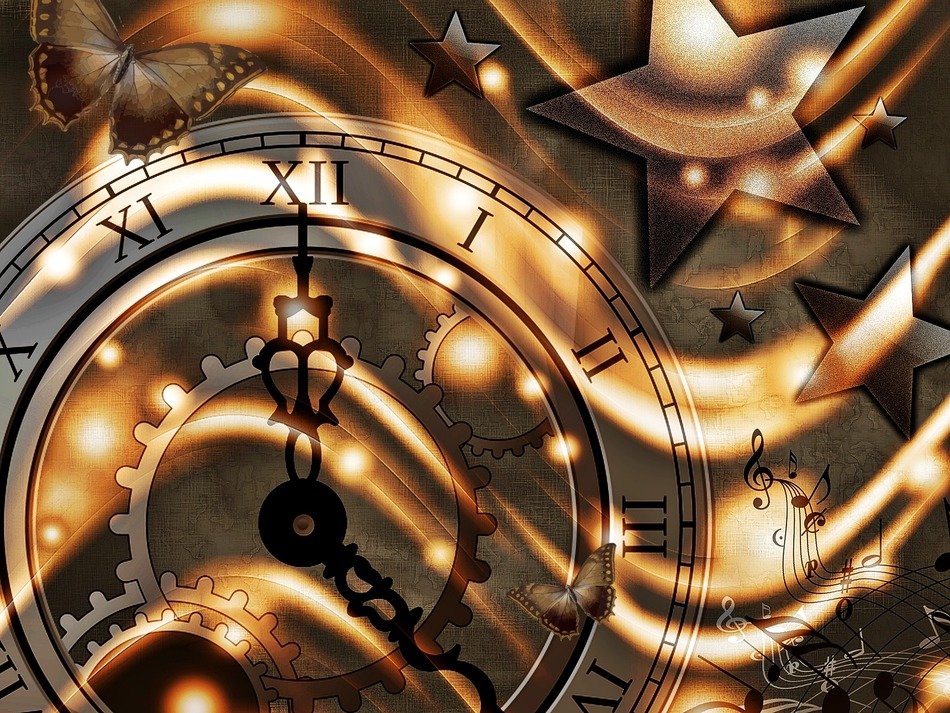 time clock star hour day night