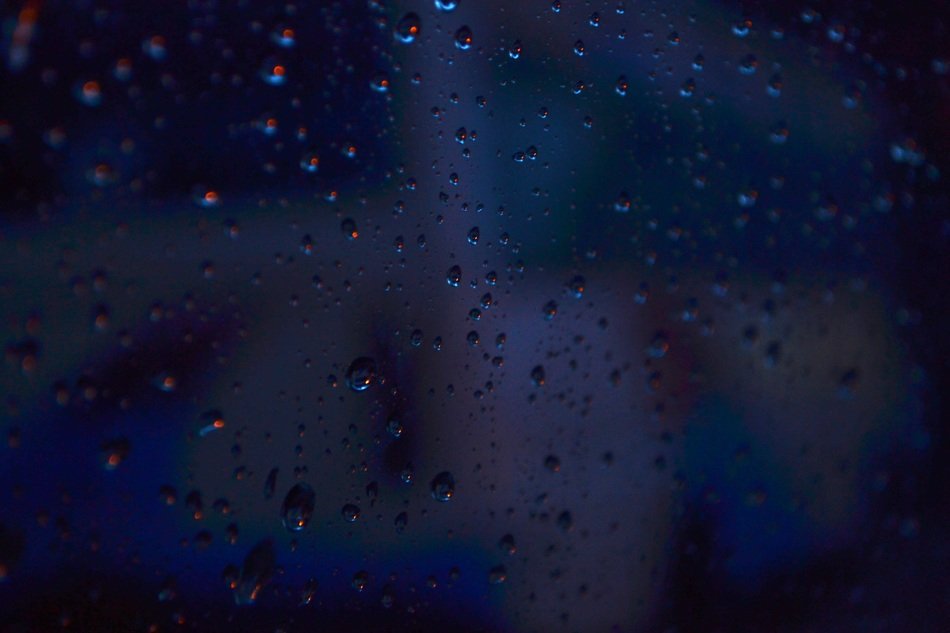 raindrops glass background water