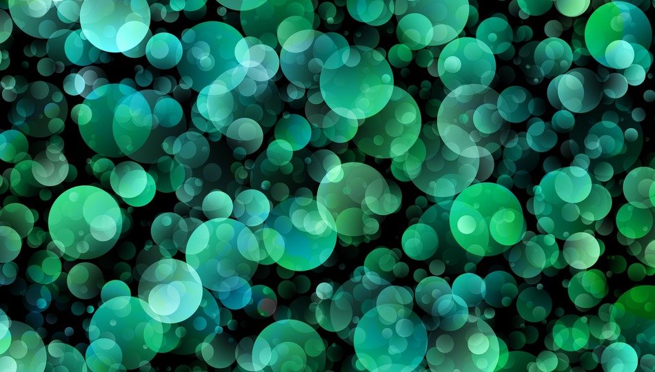 light circle background points