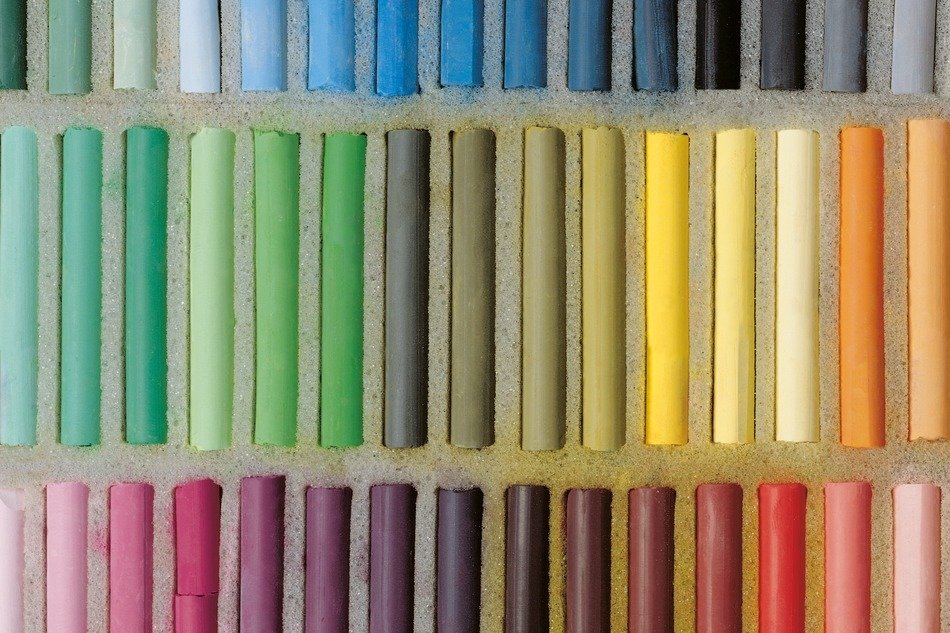 pastels cretaceous about color