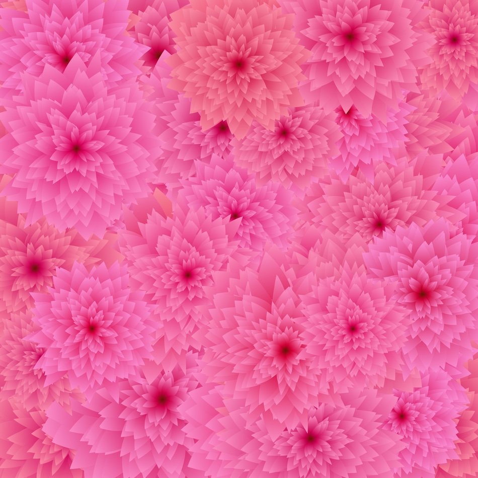 stylized flower wallpaper pattern