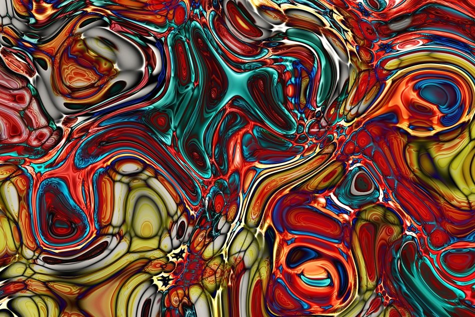 abstract art stained glass
