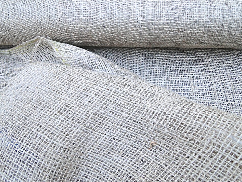 burlap rustic cloth material