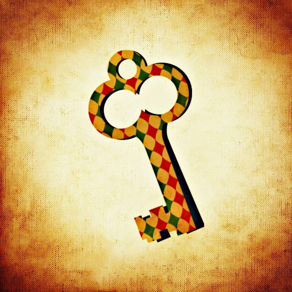 Key pattern abstract colorful free image download