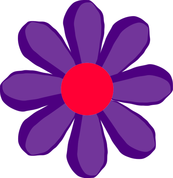 Brown Flower Clip Art free image download