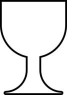 First Communion Symbols Template drawing
