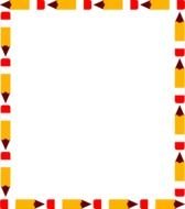 colorful Pencil, page Border