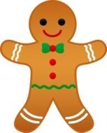 painted Gingerbread Man, drawing