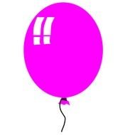 Birthday Balloons Clip Art N23