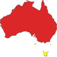 Australia Map Clip Art N2