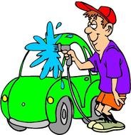 Car Wash Clip Art N16