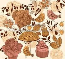 Vintage Floral Clip Art