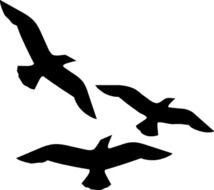 Bird Silhouette Clip Art N2