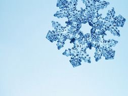 Ä°llustration of Real Snowflake Pattern