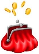 Back of quarter clipart
