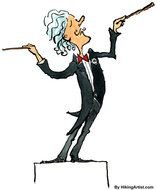 Orchestra Conductor Clip Art N3