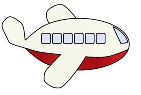 drawing of a military aircraft on a white background