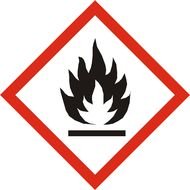isolated no fire sign