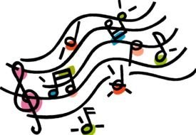 Music Note Graphics drawing