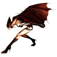 Ä°llustration of Bloody Roar Jenny The Bat