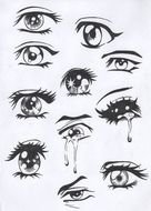 Pour Faire Un Oeil Manga Je Vous Conseille De Commencer Par