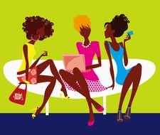 pictures of women while shopping