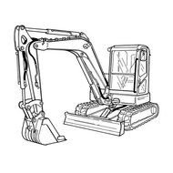 Excavator Drawing