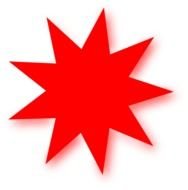 Red Star Clip Art N6