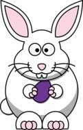 Cartoon Bunny Rabbit Clip Art drawing