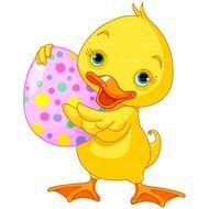 Easter Duck Clip Art drawing