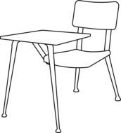 Student Chair Clip Art