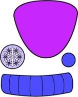 Clip art of Winter Hat paper crafts