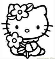 Hello Kitty Coloring Pages Print