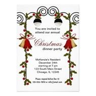 Christmas Dinner Invitation Clip Art