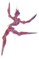 abstract dancer figure