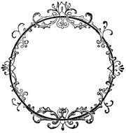 Clip art of Vintage Frame