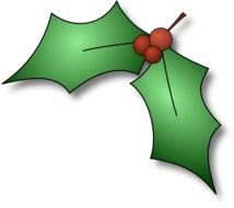 Free Christmas Holly Clip Art N2