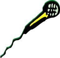Cartoon Microphone Clip Art N2