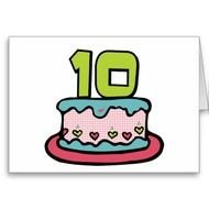 12 Year Old Birthday Cake Cartoon Picture