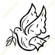 Flying Dove Clip Art N2
