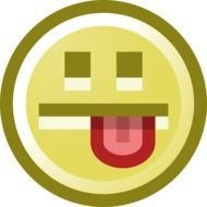Smiley Face With Tongue drawing