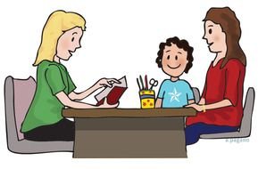 Parent Teacher Conference Clip Art N2