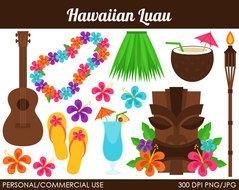 clipart with summer drawings
