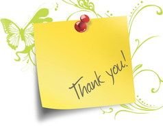Thank You note drawing