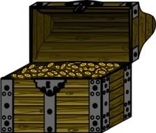 Pirate Treasure Chest Clip Art N4
