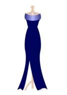 Dress Clip Art drawing
